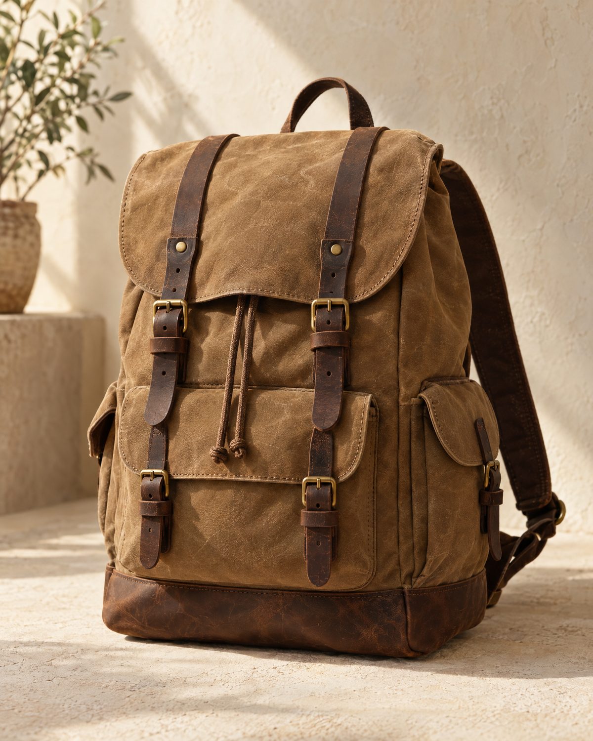 Backpack category - leather and canvas backpacks from Tin Bucket Mercantile
