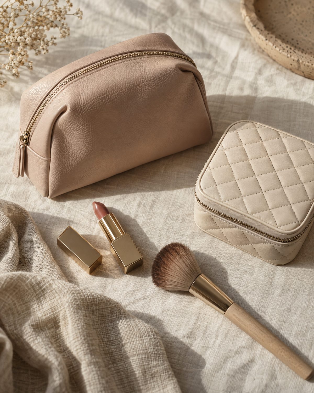 Cosmetic Bag category - leather and canvas cosmetic bags from Tin Bucket Mercantile