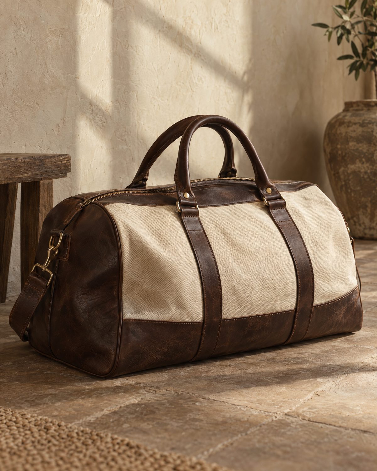 Travel Bag category - leather and canvas travel bags from Tin Bucket Mercantile