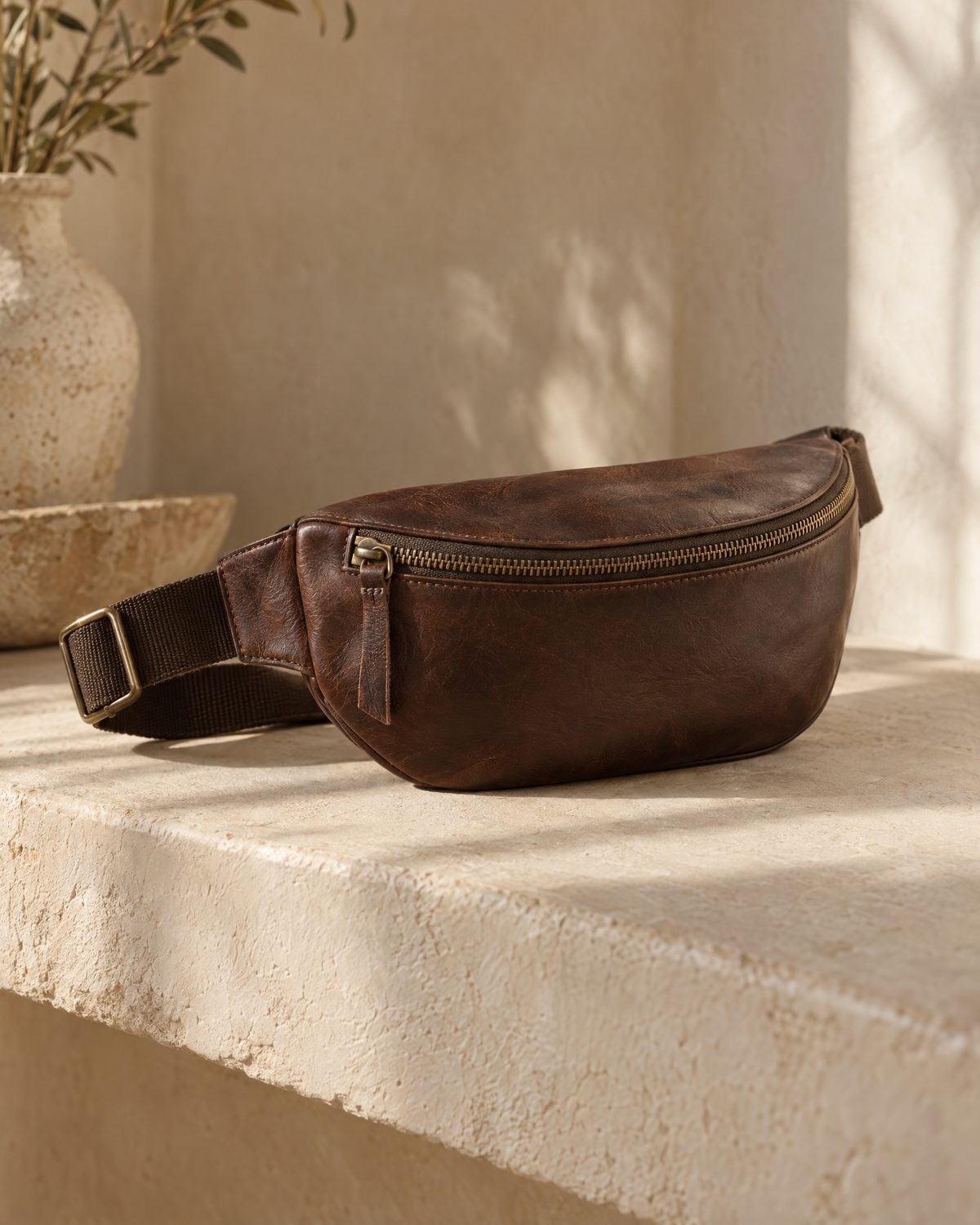 Waist Bag category - leather and canvas waist bags from Tin Bucket Mercantile