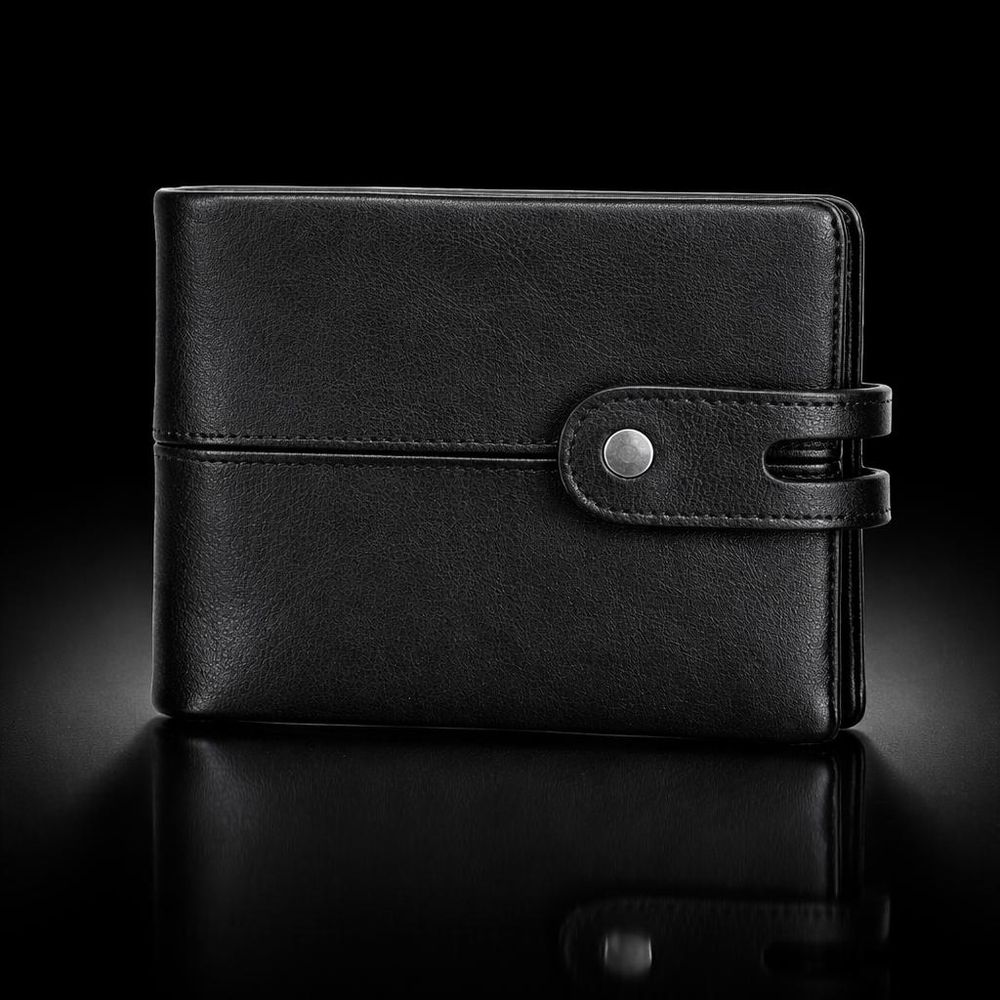 Casual Crazy Horse Leather Wallet for Men detail photo 2
