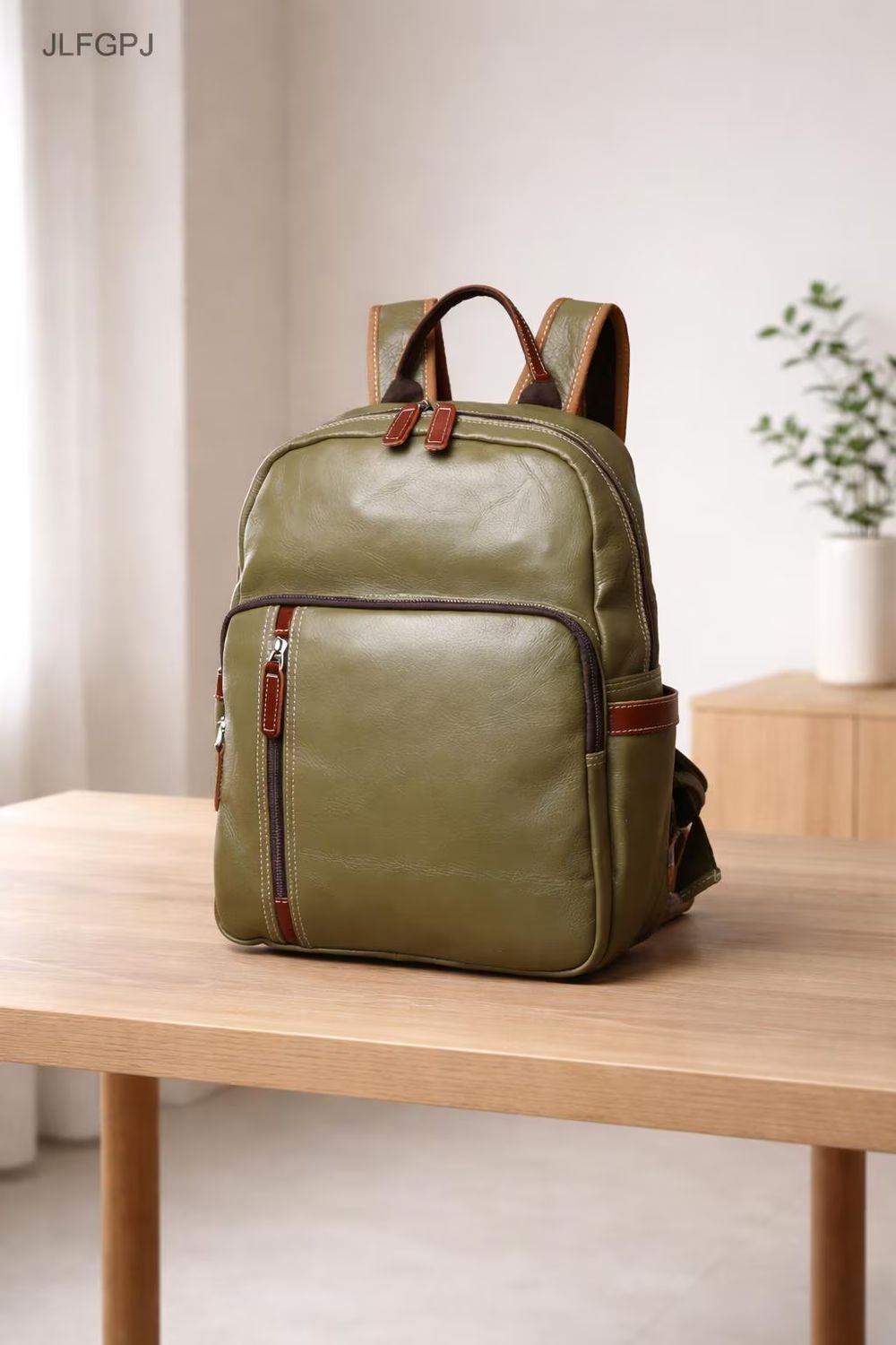Genuine Leather Backpack for Men - Backpack from Tin Bucket Mercantile