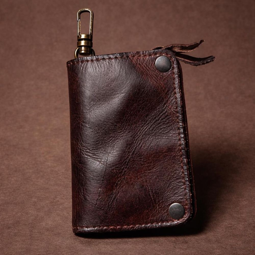Genuine Leather Key Bag – Waist Hanging detail photo 2