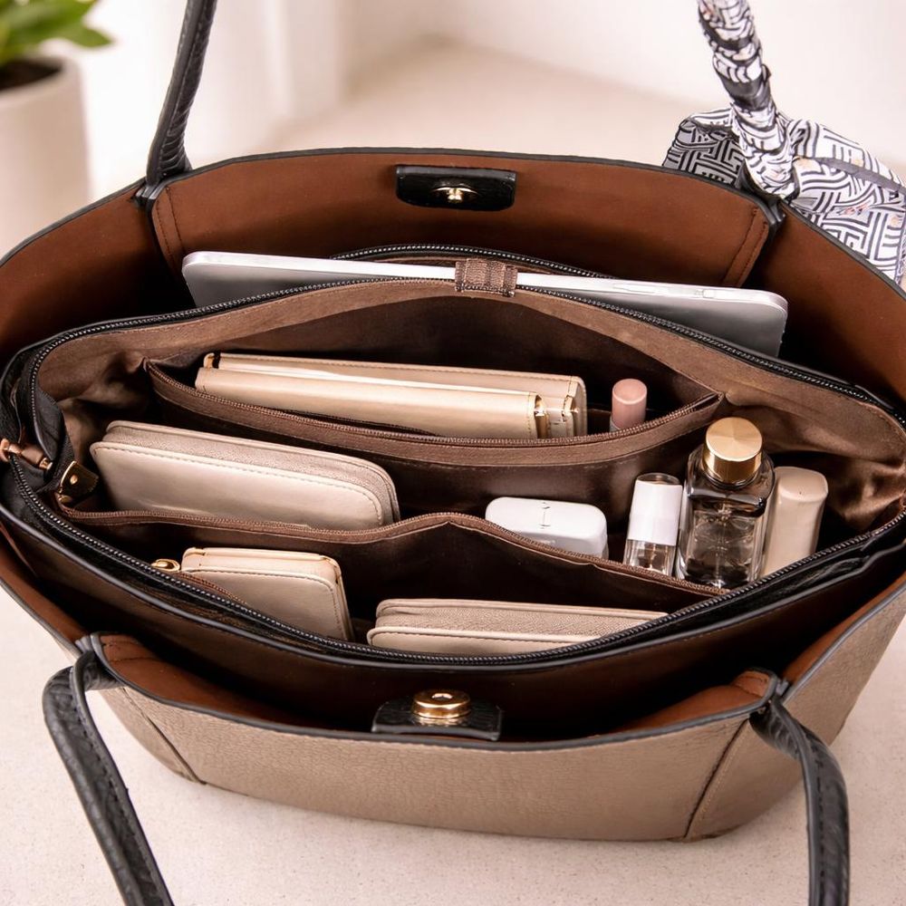 Genuine Soft Leather Tote Bag for Women detail photo 4