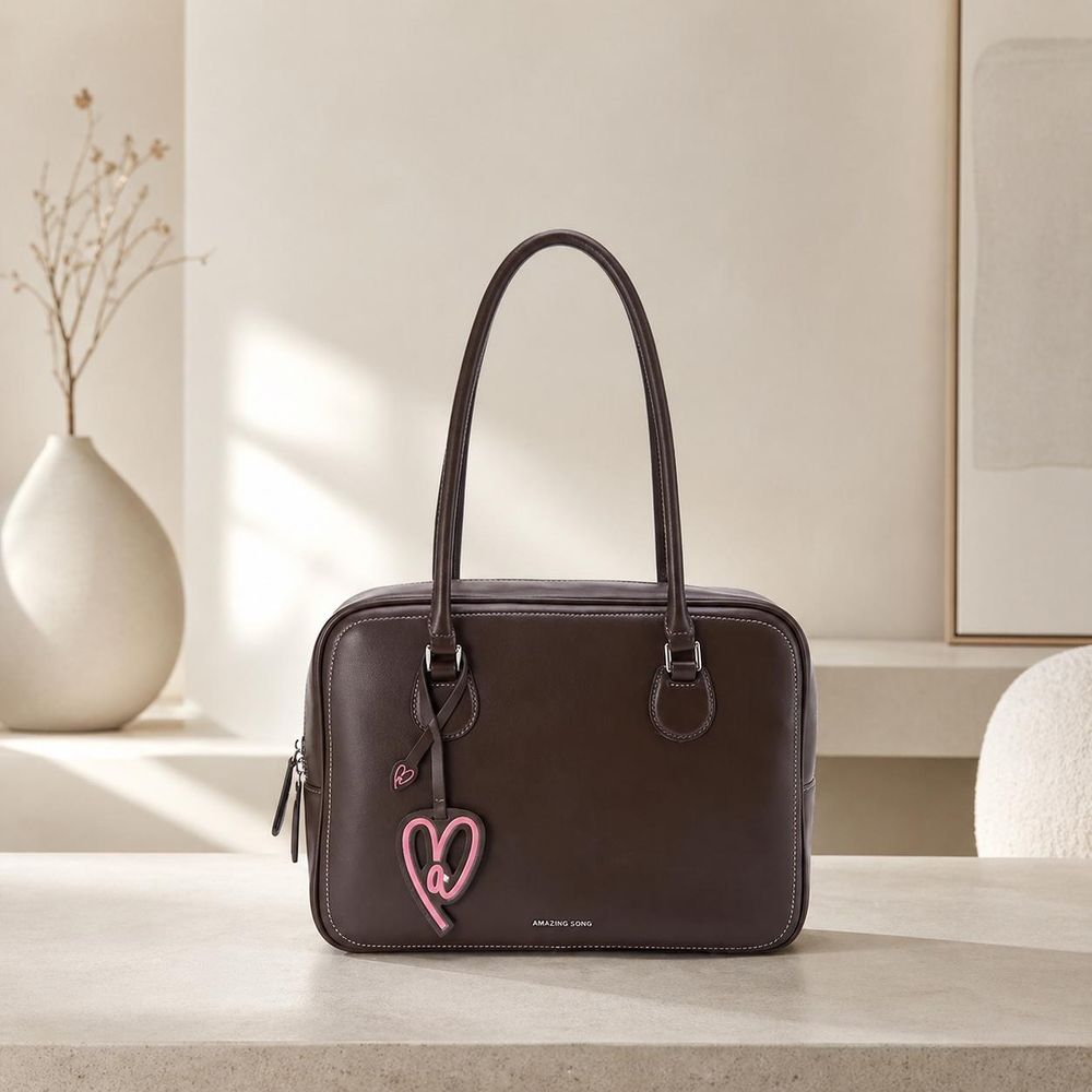 Large Leather Shoulder Bag - Shoulder Bag from Tin Bucket Mercantile