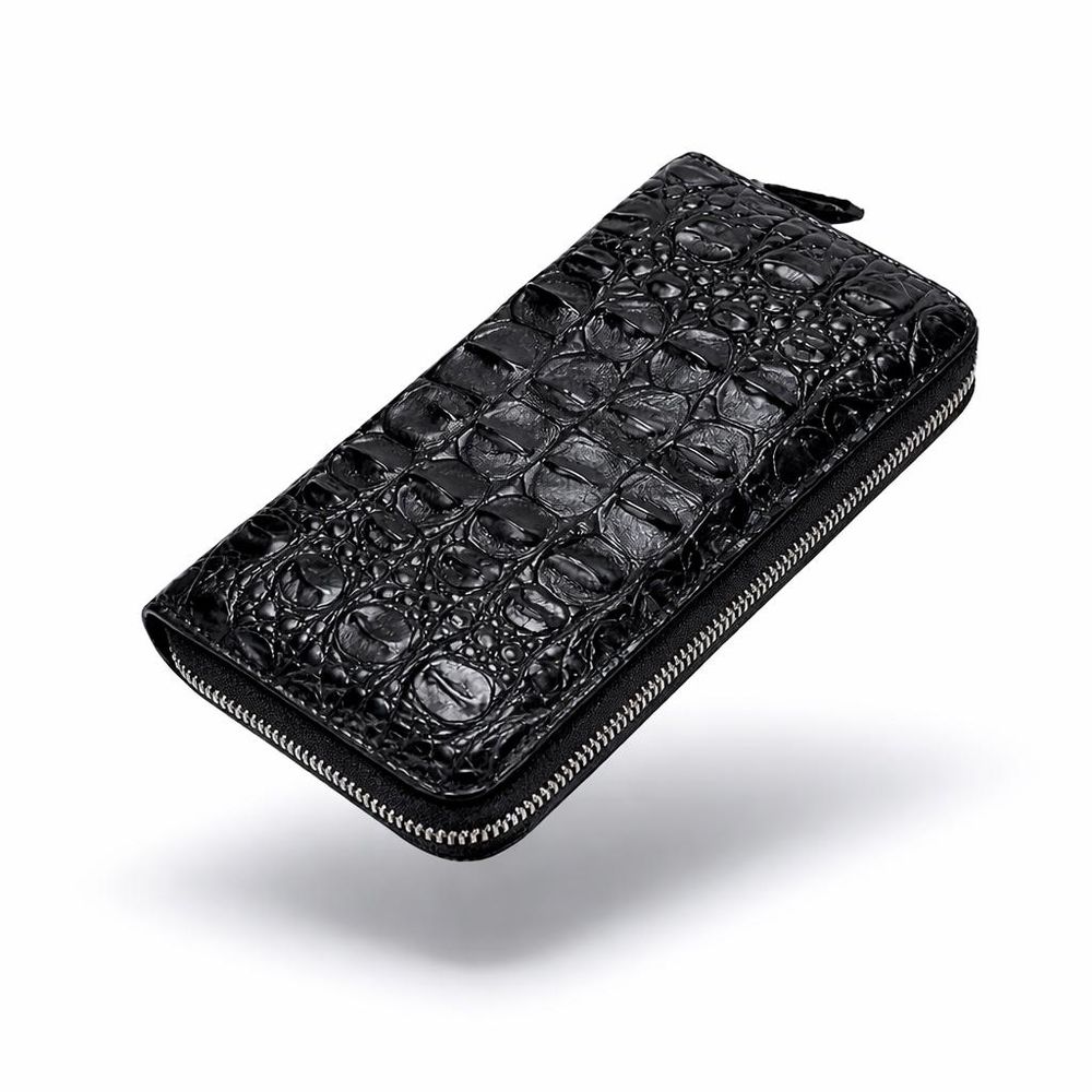 Men's Alligator Wallet Crocodile Genuine Leather Long - Wallet from Tin Bucket Mercantile