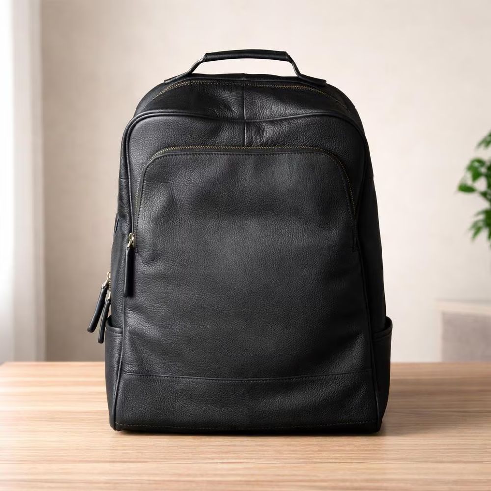 Men's Genuine Leather Backpack – Fashionable - Backpack from Tin Bucket Mercantile