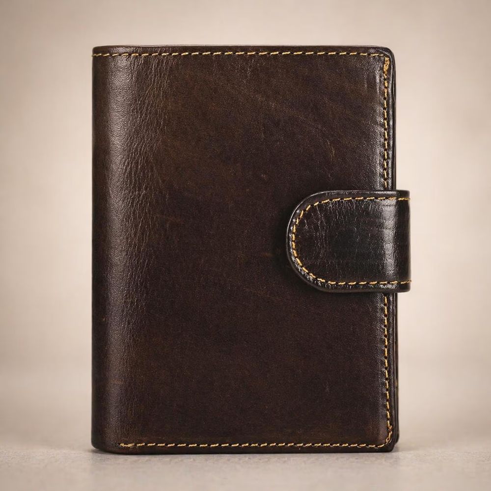 Men's Leather Wallet – Cowhide Genuine Leather - Wallet from Tin Bucket Mercantile