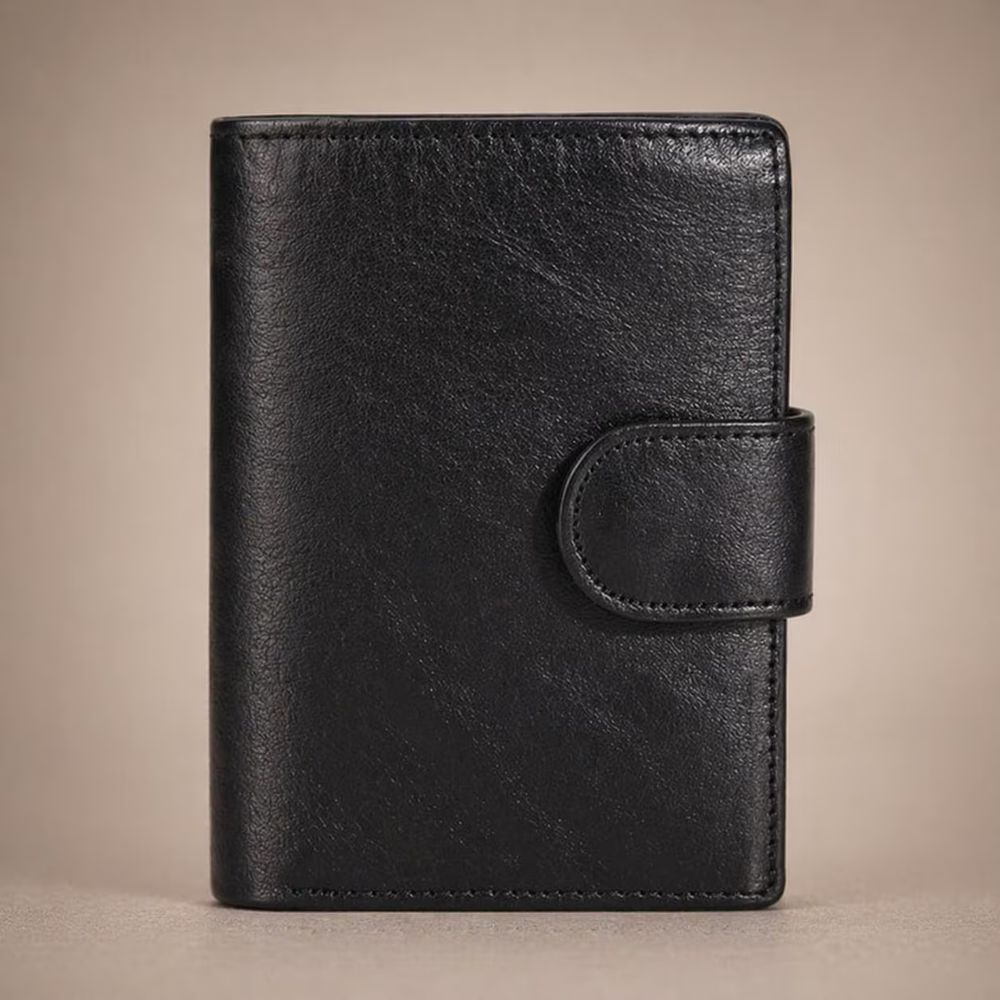 Men's Leather Wallet – Cowhide Genuine Leather detail photo 2