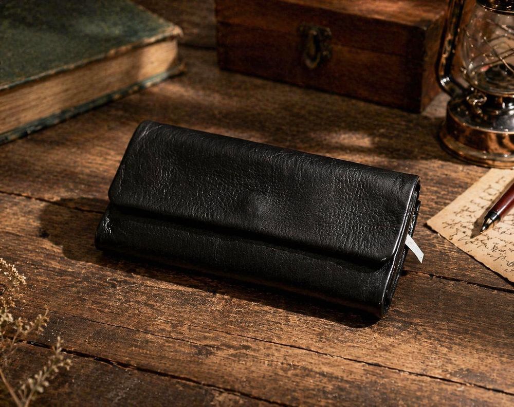 Men's Long Wallet – Genuine Leather detail photo 3