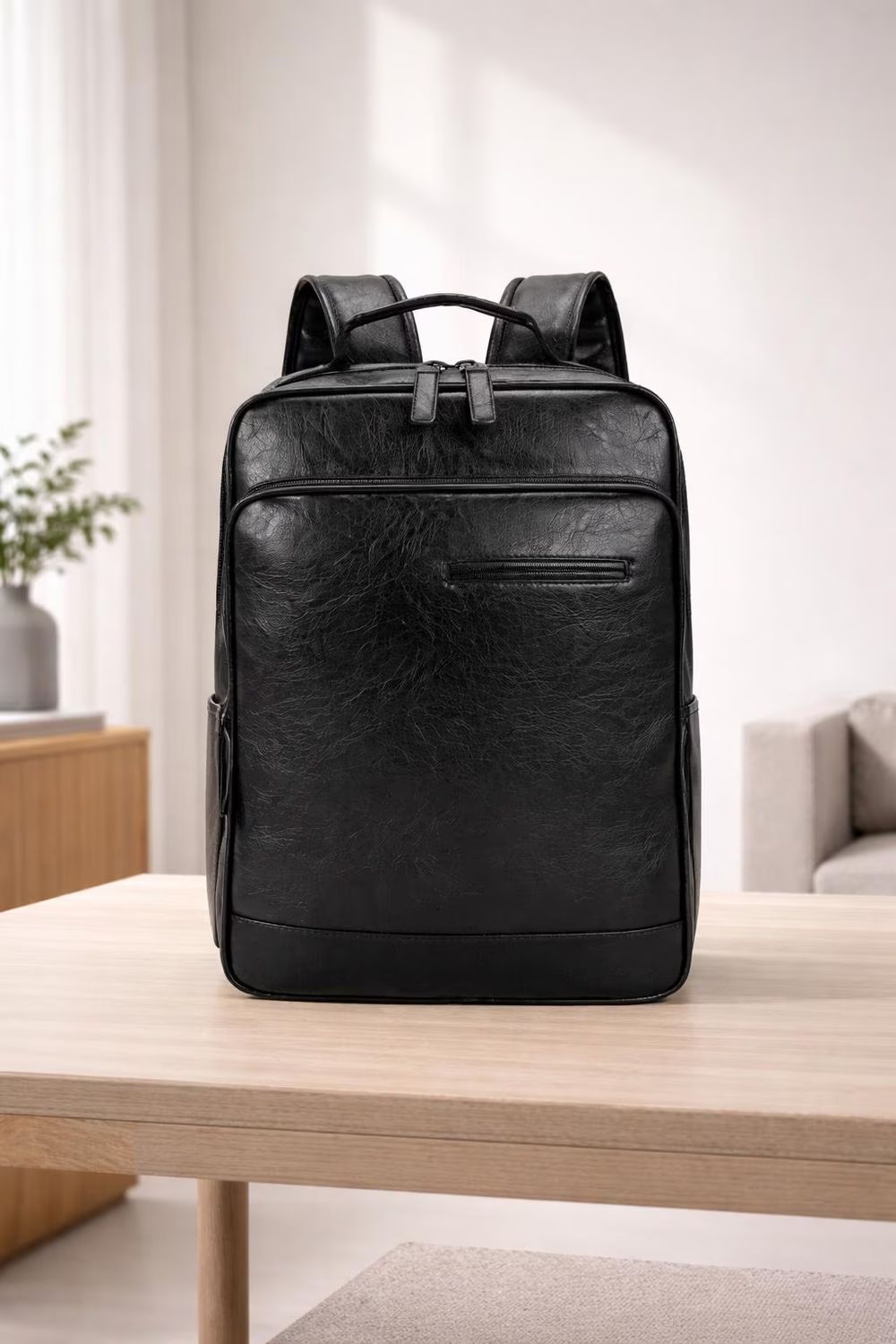 Men’s Leather Backpack Large Capacity – Business - Backpack from Tin Bucket Mercantile