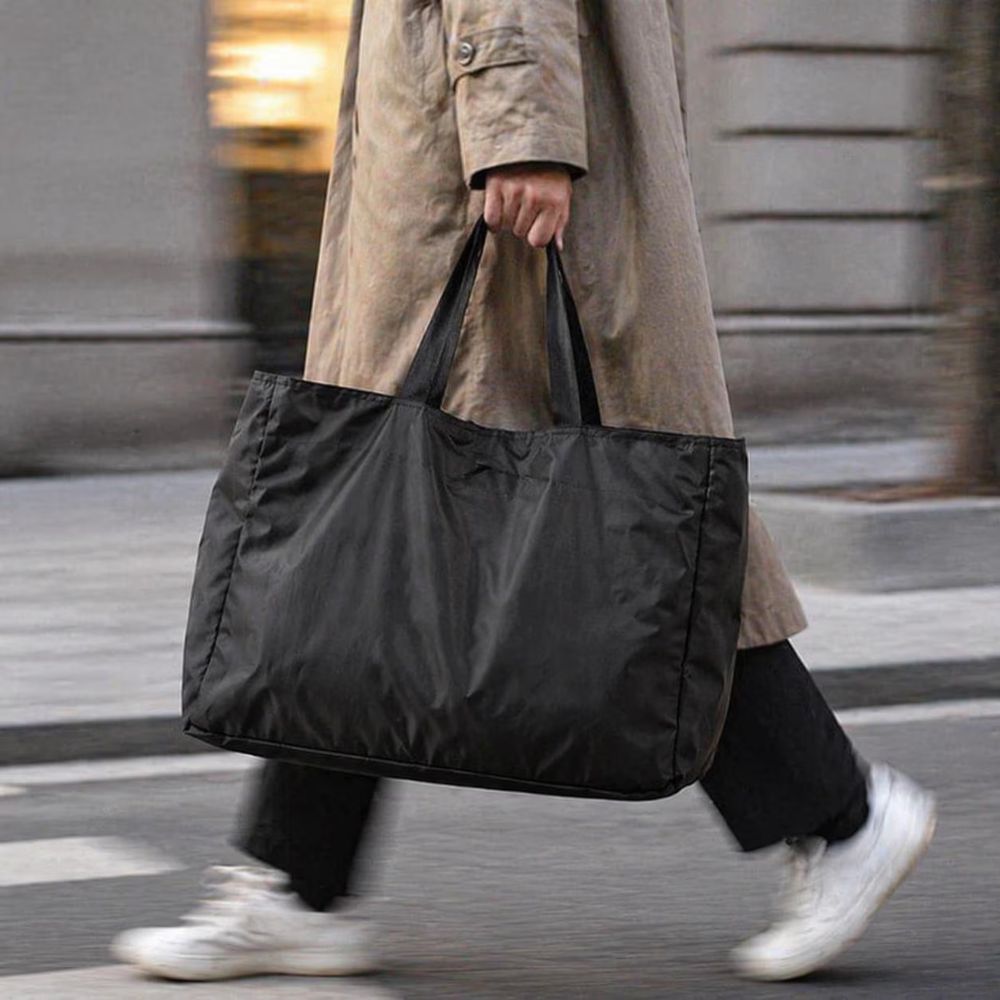 Polyester Oxford Shopping Bags – Zipper Large - Tote Bag from Tin Bucket Mercantile