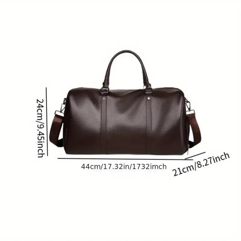 PU Leather Waterproof Fitness Bag – Training detail photo 3
