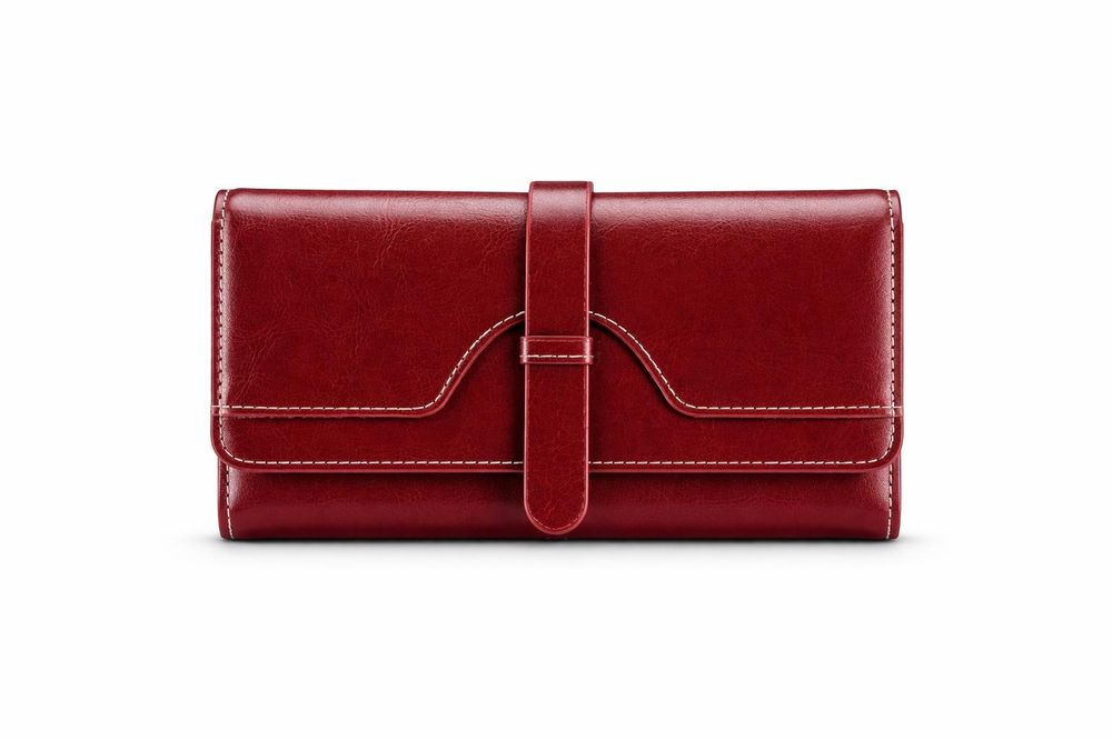Stylish Oil Wax Leather Wallet for Women - Wallet from Tin Bucket Mercantile