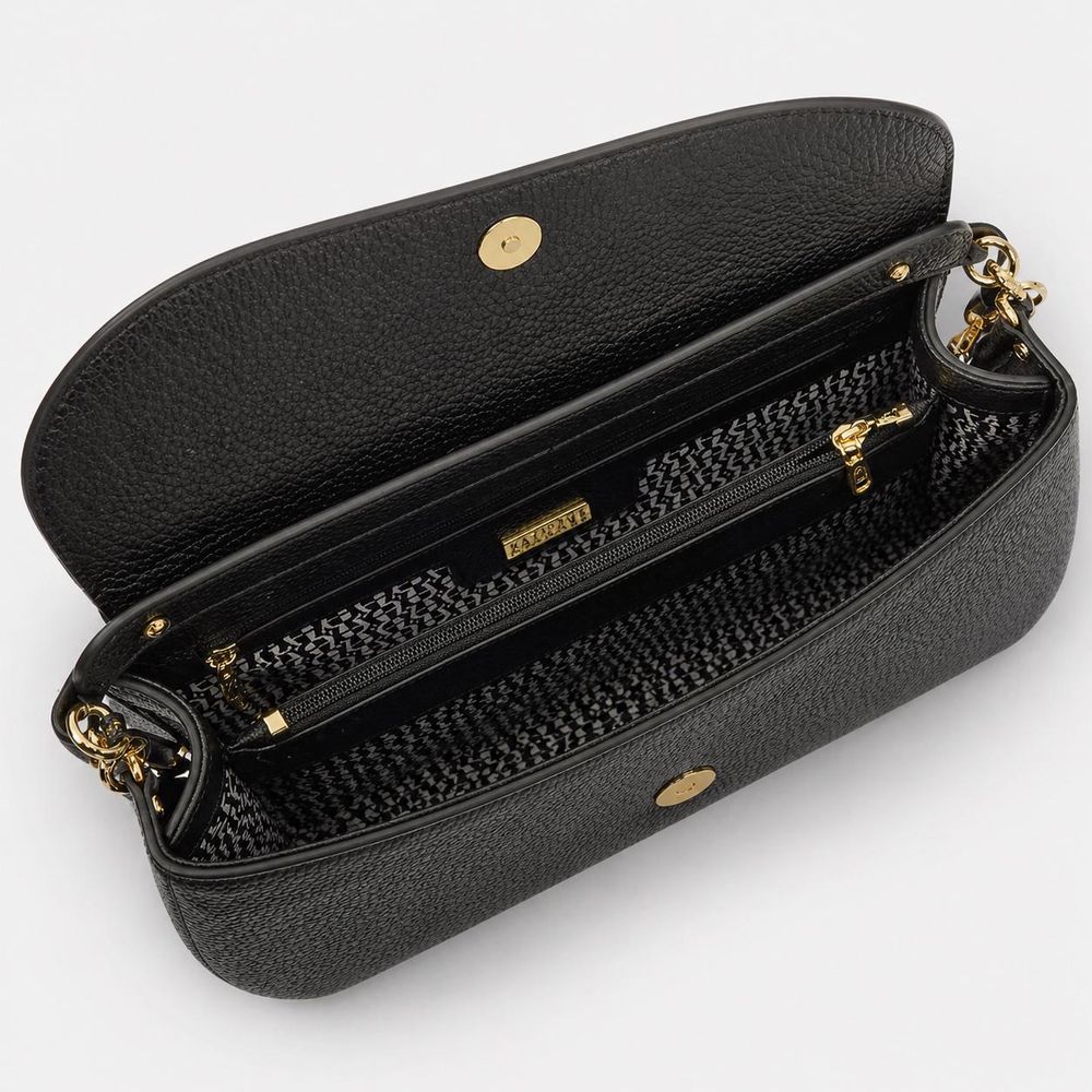 Textured PU Leather Crossbody Bag detail photo 3