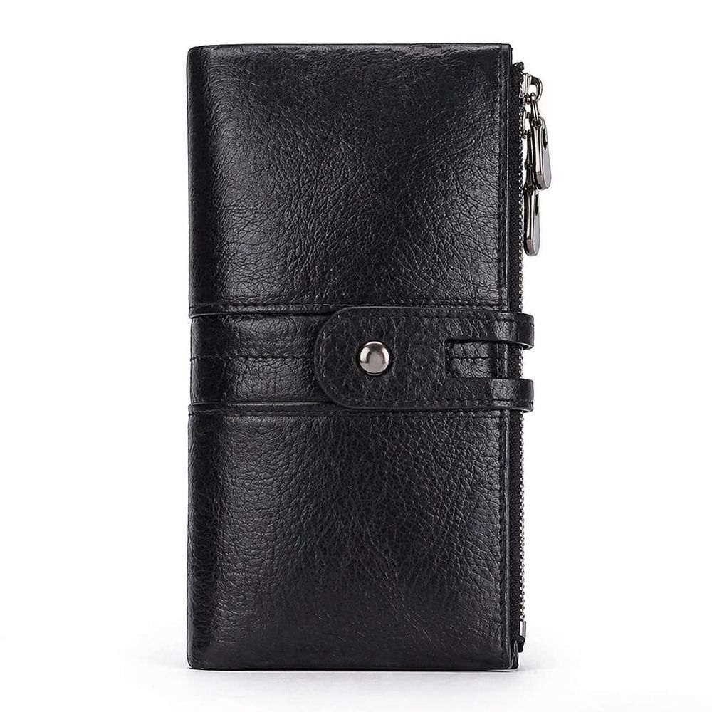 Women's Genuine Leather Long Clutch Wallet – detail photo 2